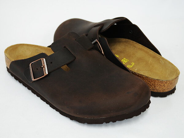 BIRKENSTOCK Boston【ビルケンシュトック ボストン】HABANA / NATURAL LEATHER【smtb-k】【ky】【レビューを書いて500円OFF!!】【期間限定50%OFF】