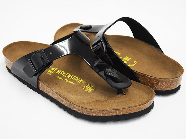 BIRKENSTOCK Gizeh【ビルケンシュトック ギゼ】BLACK / BIRKO - FLOR PATENT