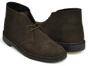 Clarks DESERT BOOT N[NX fU[g u[c  uE  XEF[h XG[h JWA V[Y Y am j BROWN SUEDE (WIDTH:G)