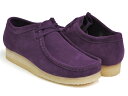 Clarks WALLABEEDEEP PURPLE SUEDE (WIDTH:G)