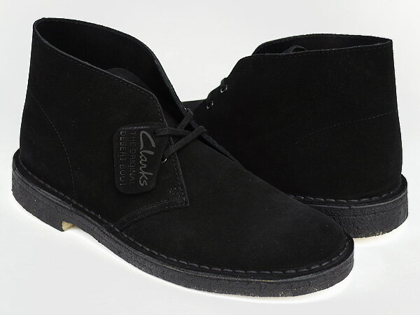 Clarks DESERT BOOT【クラークス デザートブーツ】BLACK SUEDE【smtb-k】【ky】【レビューを書いて500円OFF!!】【期間限定50%OFF】