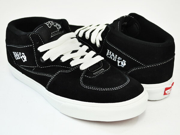 最大ポイント21倍【期間限定セール】(スニーカーメンズ)◆VANS HALF CAB【バンズ ハーフキャブ】BLACK SUEDE10P02Dec09