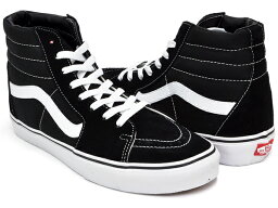 VANS SK8-HI【バンズ スケート ハイ】BLACK / BLACK / WHITE