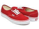 VANS AUTHENTIC oY I[ZeBbN RED