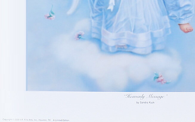 【楽天市場】ギフト 誕生日祝い『海外直輸入』サンドラクック 天使額絵Heavenly MessageSandra Kuck日本製フレーム