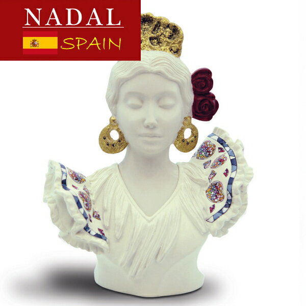 【高さ15cm 】日本では手に入らない！スペイン直送 <strong>ナダル</strong>陶器 洋風置物 フィギュア
