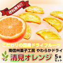 南信州菓子工房 やわらかドライ清見オレンジ 60g×5袋 お得セット【送料無料】国産 オレンジ ドライフルーツ ゆうメールでお届け