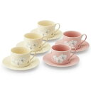ハナエモリ オーキッド 5客コーヒーセット 食器 皿 カップ ブランド プレゼント 贈り物 内祝い 結婚内祝い 結婚祝い 引き出物 出産内祝い 出産祝い 快気祝い お返し 香典返し 法事 法要 ギフト お祝い ご挨拶 記念品 誕生日 お礼 お祝い返し 御礼