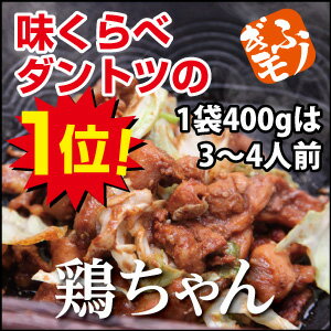 【送料込】レベルの違う旨さ！2980円☆岐阜県郡上グルメ♪鶏ちゃん焼き肉☆味噌味400g＆塩味400g♪お試し食べ比べセット☆丸一精肉店の最高級けいちゃん