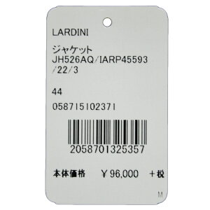 LARDINI(ラルディーニ)ウールライトツィードタータンチェック3BジャケットJH526AQ/RP4559317052004022
