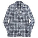 LARDINI(ラルディーニ)EASYイージー コットンウールナイロンライトツィードタータンチェック3Bジャケット JK903Q/ECA48564 47071002022