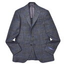 RING JACKET(リングヂャケット)guji別注Ermenegildo Zegna ウールシルクカシミアサキソニーウインドーペーン3Bジャケット GUJ-02F/RE058F11X 【秋/冬】17082200028◇