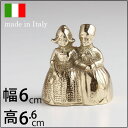 【LADY GENT-PB】【イタリア製真鍮雑貨】ハンドベルLADY-GEN-PB真鍮呼び鈴・テーブルベル・介護用ベル落としても壊れにくい金属製JIH198-PB【asu】【RCP】