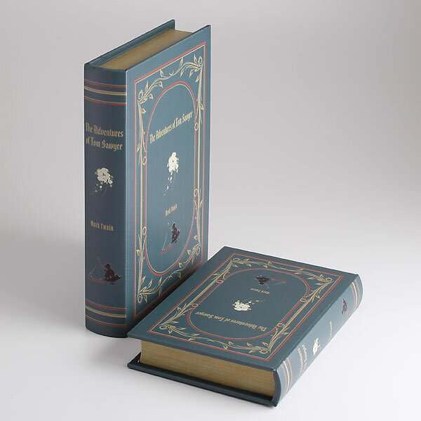 22シークレットボックス（ボックスセット）トムソーヤの冒険(THE ADVENTURES OF TOM SAWYER)小物入れ-宝箱-化粧ボックス-ジュエリーボックス-ジュエリーケース古書-ボックス-エンプティ-ブック型洋書小物入れブックストレージボックスTSB033