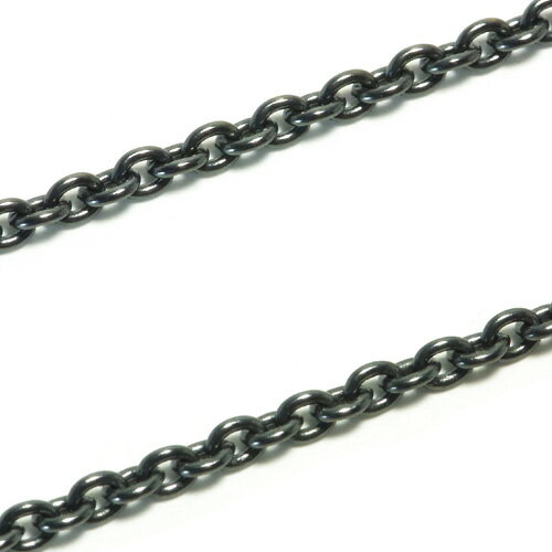 【シルバーチェーン】 シルバーいぶしあずきチェーン 幅2.8mm 50cm/銀の蔵/ネックレスチェーン/シルバー925/SilverNecklacechain/シルバ-チェ-ン/鎖/ハード/小豆/アズキ/あずき【メール便OK!!】【RCPmara1207】