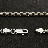 【シルバー チェーン】シルバーいぶしロールチェーン 幅3.6mm 45cm/銀の蔵/ネックレス チェーン/シルバー925/SILVER Necklace chain/シルバ-チェ-ン/銀 鎖 首飾り/ハード/ロール/甲丸/こうまる【メール便OK!!】【楽ギフ_包装】シルバーチェーン ネックレスチェーン 45cm ロール 甲丸 こうまる ハード シルバーアクセサリー シルバー925■