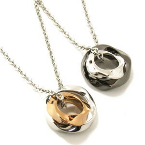 【Zanipolo Terzini】☆送料無料☆ステンレス・ペアネックレス【I LOVE YOU ~アイ・ラブ・ユー~】