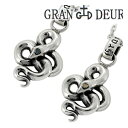 【GRAN DEUR】うねる蛇 ダイヤモンド シルバーペンダ...