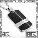 【Brearley Gear】カーボン ライン ブラック ドッグタグ サージカルステンレス ネックレスステンレスアクセサリー メンズ ペンダント メンズ ネックレス 男性用首飾り 金属アレルギー 金属 フリー メンズネックレス 男性用ネックレス ブランド おしゃれ 【ギフトOK】