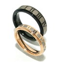ローマ数字クロック タングステン ペアリング ブラック ピンク 7?23号 ペアアクセサリー Tungsten お揃い指輪 メンズレディース お揃いペアリング カップル 人気ペアリング プレゼント おしゃれ