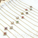 【銀座に実店舗あり!】K18 誕生石×天然ダイヤ計0.12ct バースストーン0.1ct ブレスレット/アンクレット【送料無料】【特別価格】イエロー/ホワイト/ピンク/18金/ゴールド/ルビー/エメ/タンザ/サファイア/アクア/一粒/レディース/メザンジュ/色石/プレゼント
