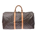 【全品ポイント10倍&最大3万円OFFクーポン★1/24(金)~】LOUIS VUITTON ルイヴィトン モノグラム キーポル55 M41424 ユニセックス モノグラムキャンバス ボストンバッグ Bランク 中古 銀蔵