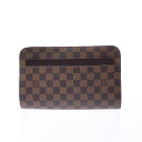 【ポイント最大10倍★25日10時~】LOUIS VUITTON ルイヴィトン ダミエ サンルイ ブラウン N51993 レディース セカンドバッグ ABランク 中古 銀蔵
