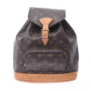【スーパーSALE限定10%OFF★6/4〜】LOUIS VUITTON ルイヴィトン モノグラム モンスリ ブラウン M51136 ユニセックス モノグラムキャンバス リュック・デイパック Bランク 中古 銀蔵