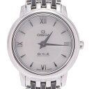 【ポイント最大10倍★25日10時~】OMEGA オメガ デビル プレステージ 424.10.24.60.05.001 レディース SS 腕時計 クオーツ シェル文字盤 Aランク 中古 銀蔵