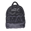 【ポイント最大10倍★25日10時~】CHANEL シャネル ドゥドーヌ エンボンス バックパック 黒 レディース ナイロン リュック・デイパック Bランク 中古 銀蔵