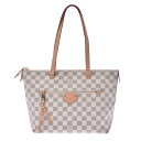 【ポイント最大10倍★25日10時~】LOUIS VUITTON ルイヴィトン ダミエ アズール イエナPM 白 N44039 レディース ダミエアズールキャンバス トートバッグ Aランク 中古 銀蔵