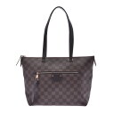 【ポイント最大10倍★25日10時~】LOUIS VUITTON ルイヴィトン ダミエ イエナPM ブラウン N41012 レディース ダミエキャンバス トートバッグ Aランク 中古 銀蔵
