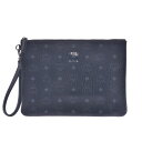 MCM エムシーエム ミニ 黒 ユニセックス カーフ クラッチバッグ Aランク 中古 銀蔵