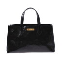 LOUIS VUITTON ルイヴィトン ヴェルニ ウィルシャーPM ブルーアンフィニ M91451 レディース モノグラムヴェルニ ハンドバッグ Bランク 中古 銀蔵