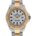 【先着順!!最大3万円OFFクーポン★1日0時から】ROLEX ロレックス ヨットマスター 16623 ボーイズ YG/SS 腕時計 自動巻き 白文字盤 Aランク 中古 銀蔵