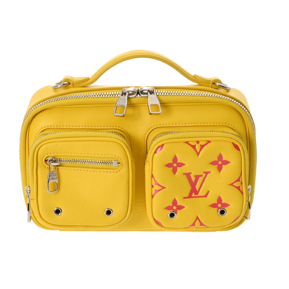 LOUIS VUITTON ルイヴィトン ユーティリティ クロスボディ ジョーヌ M58652 レディース カーフ ショルダーバッグ Aランク 中古 銀蔵