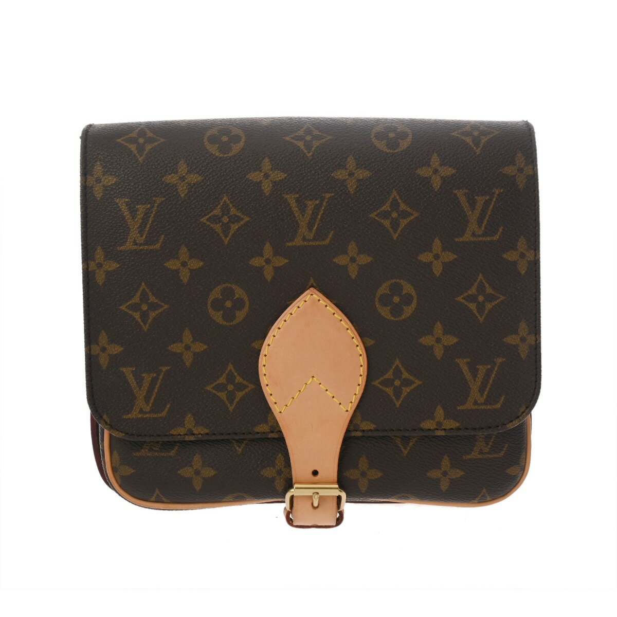 【〜12/11 最大5万円クーポン】LOUIS VUITTON ルイヴィトン モノグラム カルトシエール MM ブラウン M51253 ユニセックス モノグラムキャンバス ショルダーバッグ ABランク 中古 銀蔵
