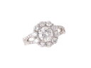 【最大5000円OFFクーポン配布中!!11/22(thu)9:59まで】新品 PT900 リング ダイヤ1.030ct F-I1-GD 1.110ct 7.1g #12 銀蔵