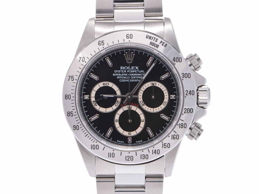 ロレックス デイトナ 16520 U番 SS 自動巻 黒文字盤 メンズ 時計 ROLEX