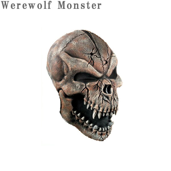 【大人用ハロウインコスチュームMASK】マスク　Werewolf Monster ！ウルフモンスター！3364　ハロウィン,ハロウイン,イベント,マスク,仮面,宴会,歓送迎会,余興に仮装パーテイーに！学園祭、ハロウィン、文化祭にも！