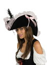 ハロウィン 仮装 大人 コスチューム HAT Pink Lace Pirate ハット帽子 49668 ハロウィン あす楽