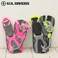 シュノーケル セット 子供 キッズ ジュニア 4点セット マスク スノーケル フィン バッグ USダイバーズ us divers フレアー FLARE ドライスノーケル付 男の子 女の子 ユニセックス あす楽の画像