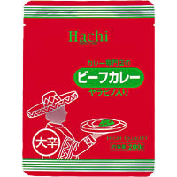 ハチ食品「カレー専門店のビーフカレー　大辛」30個セット・まとめ買い・おいしいレトルト・イベントやアウトドア・集会や会合に・イザというとき・一人暮らし・保存食に