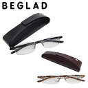 【2個ご購入で メール便 送料無料 】 ビグラッド/BEGLAD 老眼鏡 女性 男性 シニアグラス リーディンググラス 3color 度数 1.0 - 3.0 BL3004 メガネケース付き
