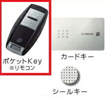 YKKAP ヴェナート ポケットキー 追加用リモコンキー 非常用カギ付 普通郵便