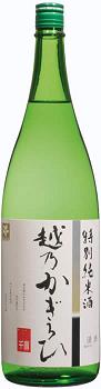 越乃かぎろひ　千寿　特別純米酒　1.8L