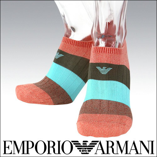 EMPORIO ARMANI （ エンポリオ アルマーニ ）メンズ ソックス 靴下フットカ…...:glanage-leg:10002214