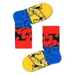 セール！41%OFF Happy Socks <strong>ハッピーソックス</strong> 【Limited】Happy Socks × Disney ( ディズニー ) Colorful Friends （ カラフル フレンズ ） 子供 クルー丈 ソックス 靴下 KIDS ジュニア キッズ プレゼント 贈答 ギフト 14213008