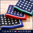 TOMMY HILFIGER|トミーヒルフィガー 無料 トミー ブランド ラッピング OK星柄 綿100% ハンカチ2582-113プレゼント 誕生日 ギフト 贈答品 お祝いポイント10倍