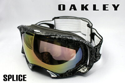 【18時迄のご注文は即日発送】オークリーゴーグルスプライスアジアンフィットGOGGLESPLICEASIANFIToakley57-372Jブラック系カラー【あす楽対応】